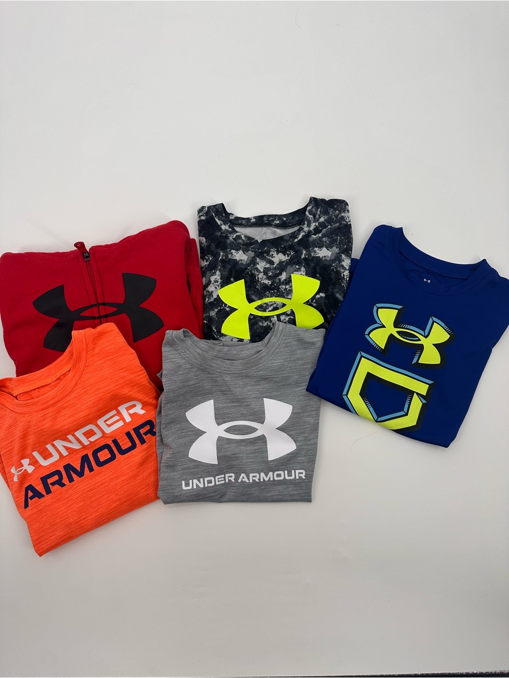 Under Armour Kids' Long & Short Sleeve Logo Tee Bundle